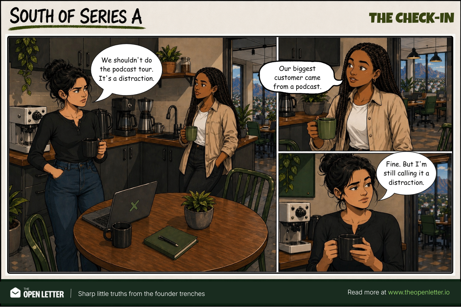 The Check-In — week 5